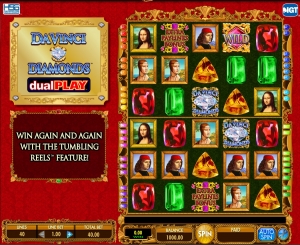 NJ online slots reviews Da Vinci Diamonds Dual Play