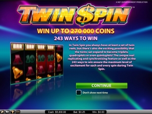 Twin Spin Slot 1