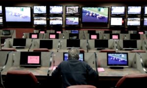 man bets horse racing monmouth park racetrack