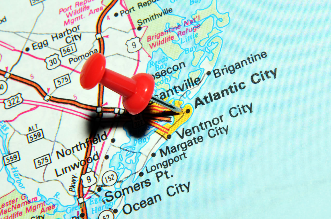 Atlantic City map